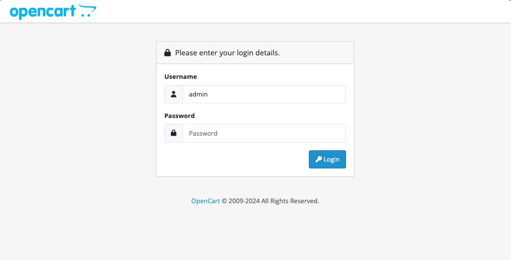 How to Use the OpenCart VPS Template