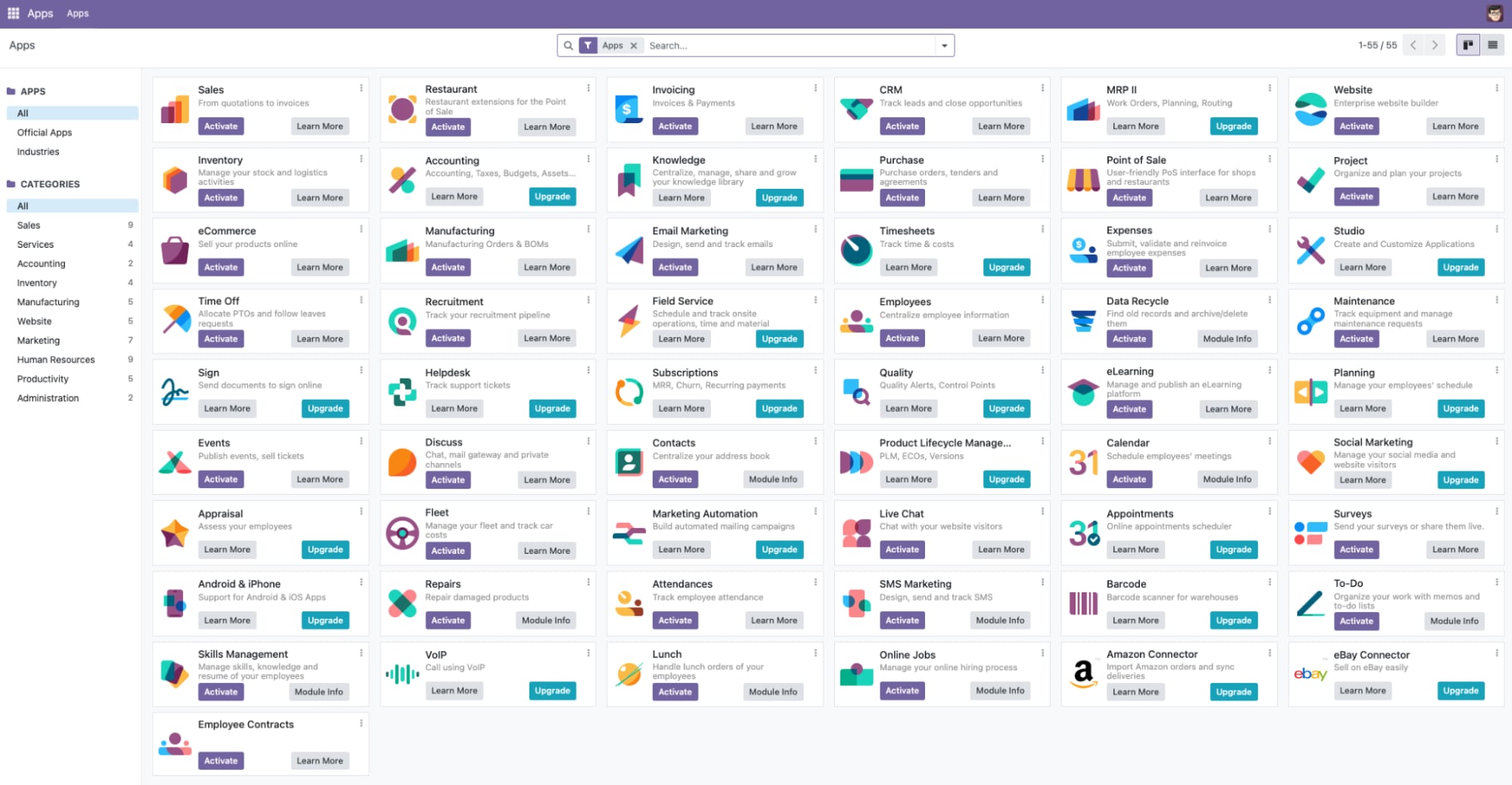 How to Use the Odoo VPS Template