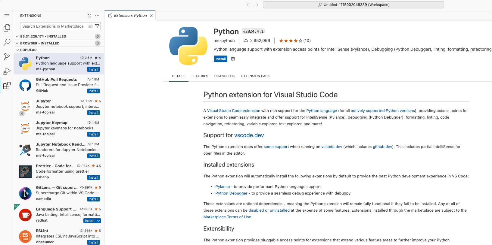 How to Use the VS Code VPS Template