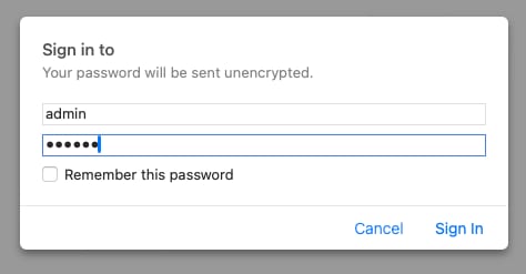 How to Use the Owncast VPS Template The Owncast login screen