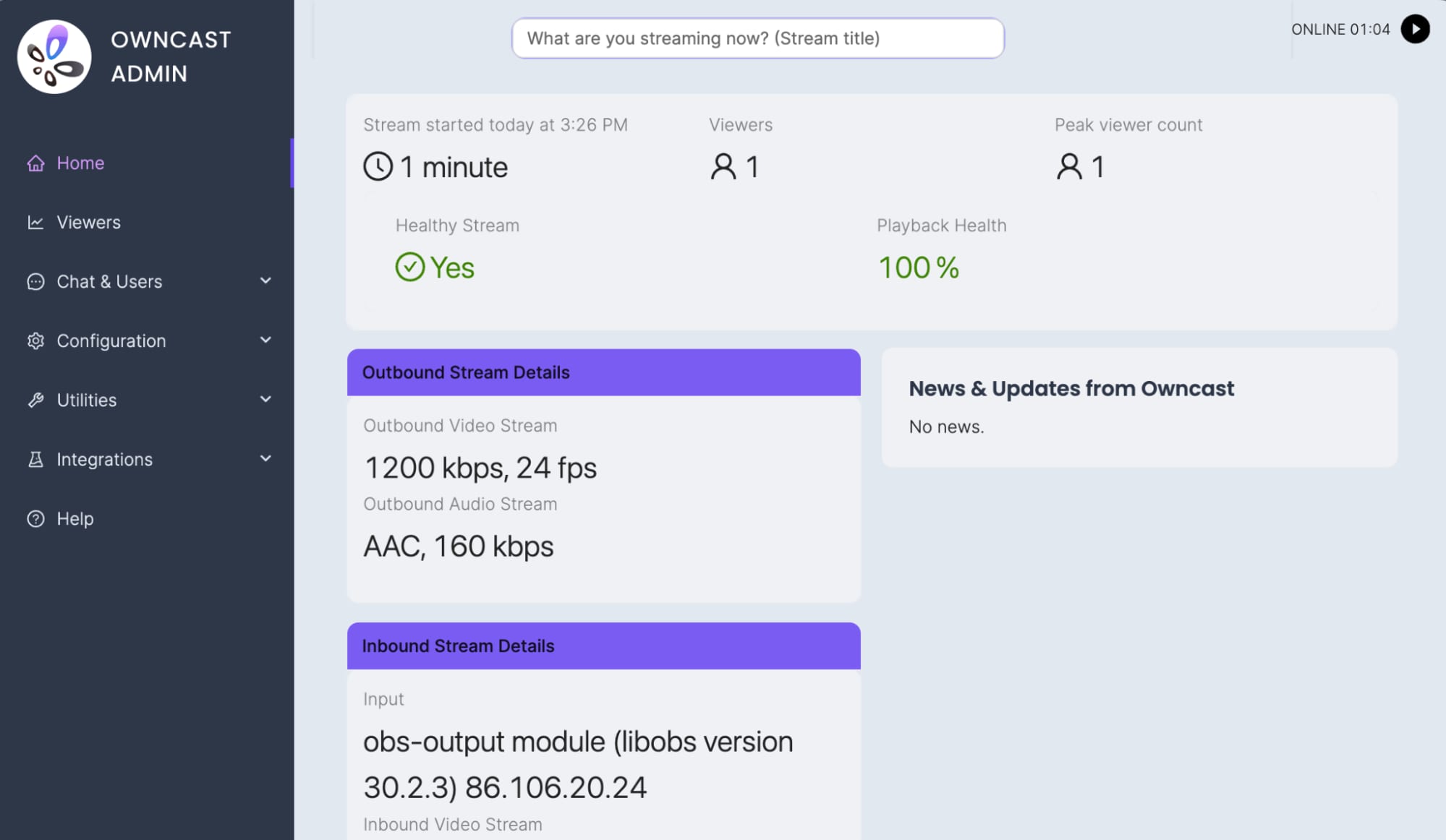 How to Use the Owncast VPS Template How to Use the Owncast VPS Template