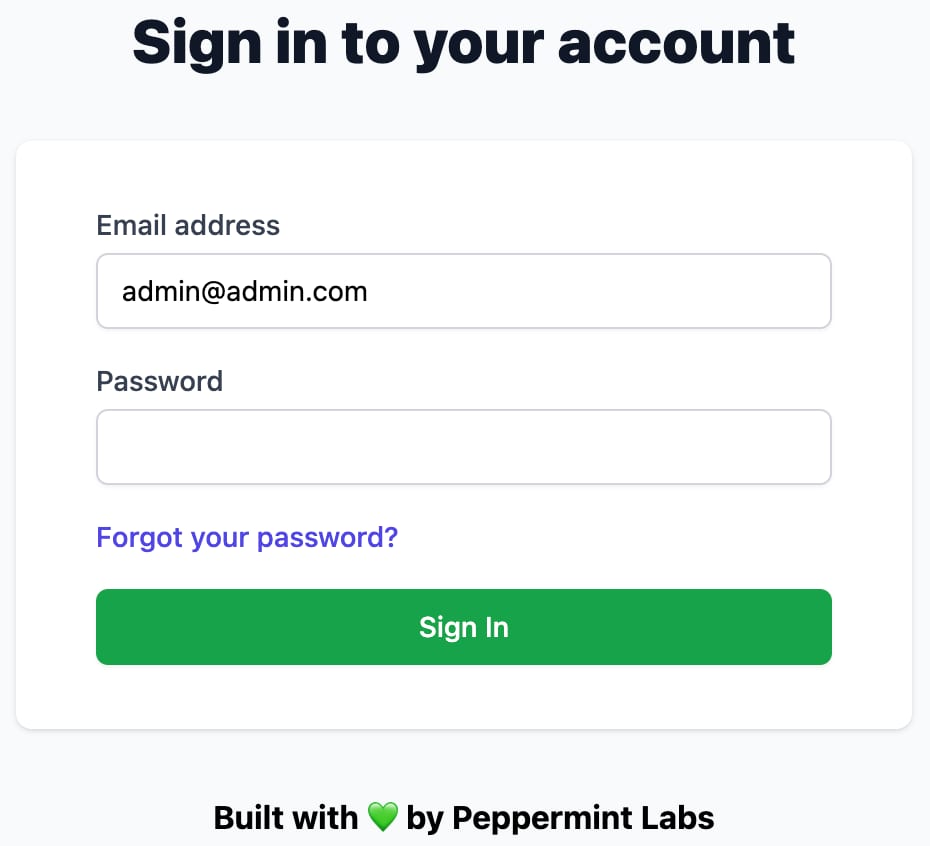 How to Use the Peppermint.sh Template The Peppermint.sh Users settings