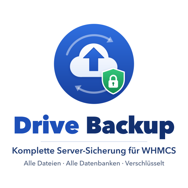 Drive Backup für WHMCS
